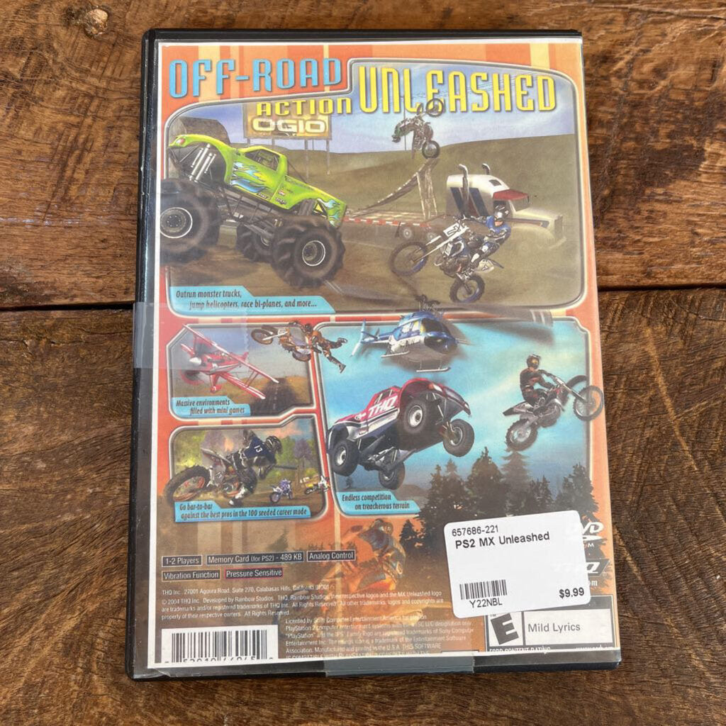 PS2 MX Unleashed