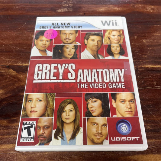 WII GREY'S ANATOMY