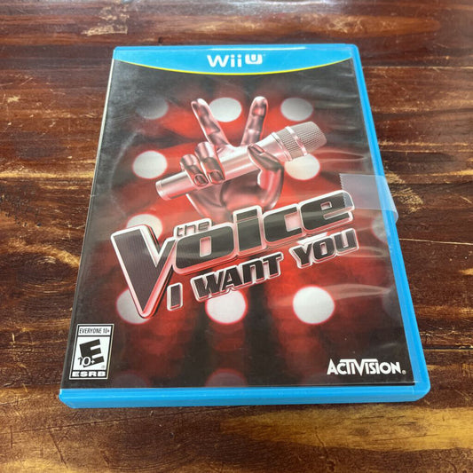 WII U THE VOICE I WANT YOU