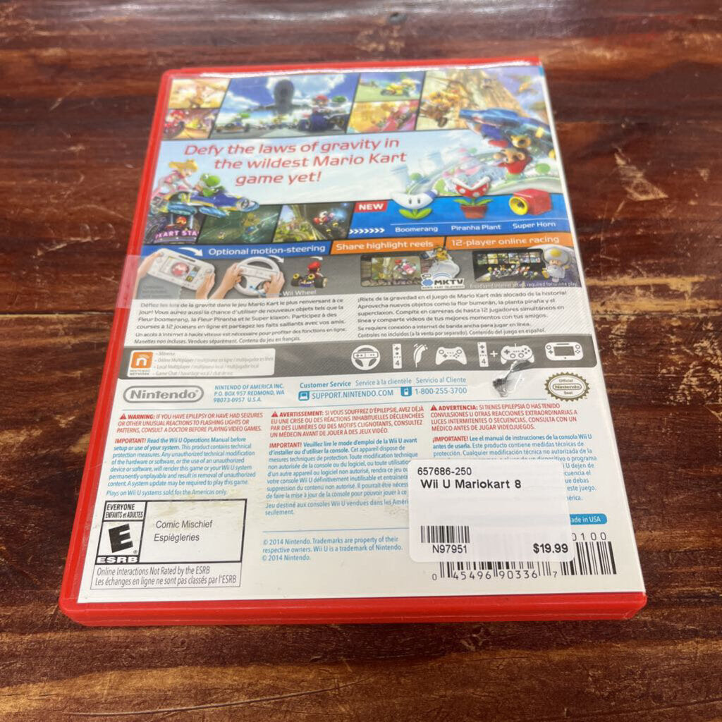 Wii U Mariokart 8