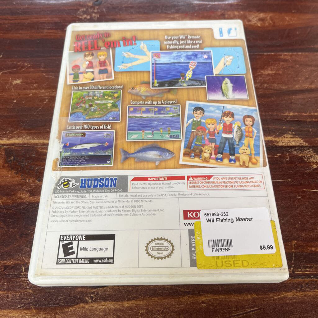 WII FISHING MASTER