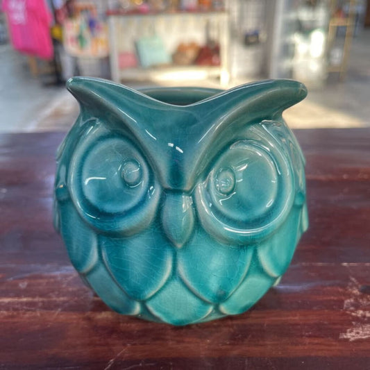 BLUE OWL PLANTER