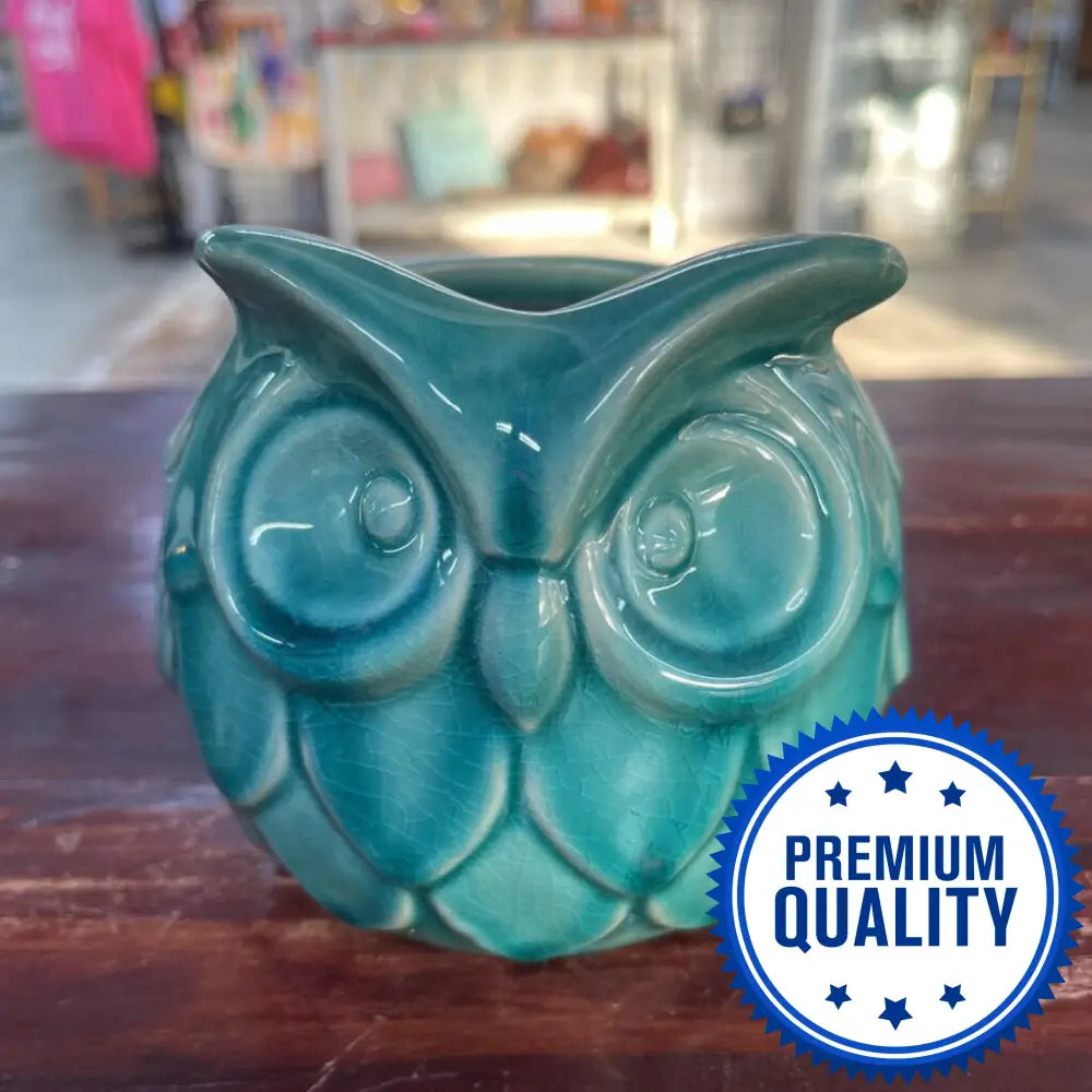 BLUE OWL PLANTER