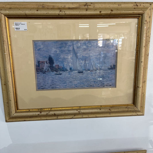 SIGNED ART "SAILBOAT REGATTA"  (LOCATED AT GULFPORT, MS)