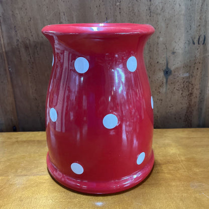 Red Polka Dot Jar