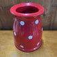 Red Polka Dot Jar
