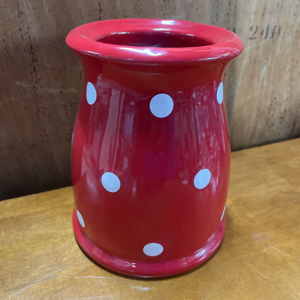 Red Polka Dot Jar
