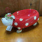 DEPT 56 RED POLKA DOT BULLDOG