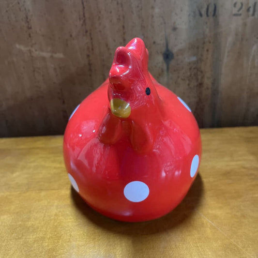 RED POLKA DOT ROOSTER