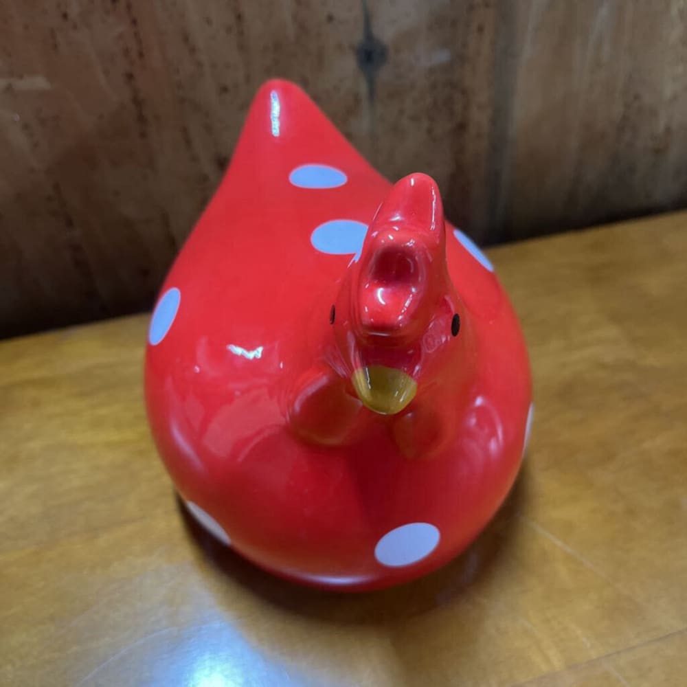 RED POLKA DOT ROOSTER