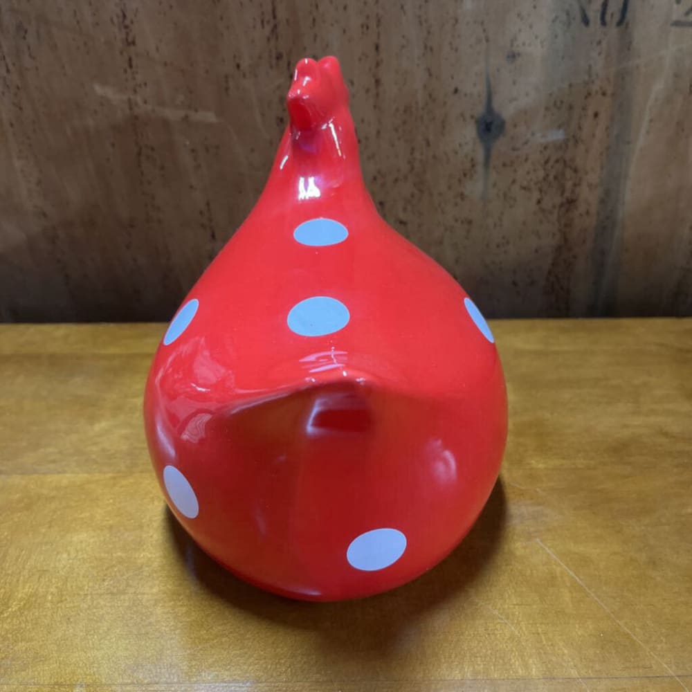 RED POLKA DOT ROOSTER