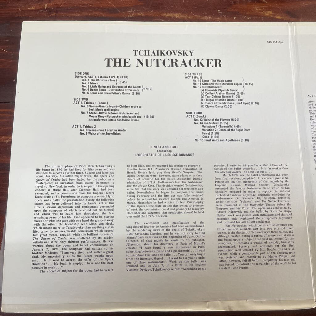 TREASURY SERIES - TCHAIKOVSKY THE NUTCRACKER L'ORCHESTRE DE LA SUISSE ROMANDO ANSERMET