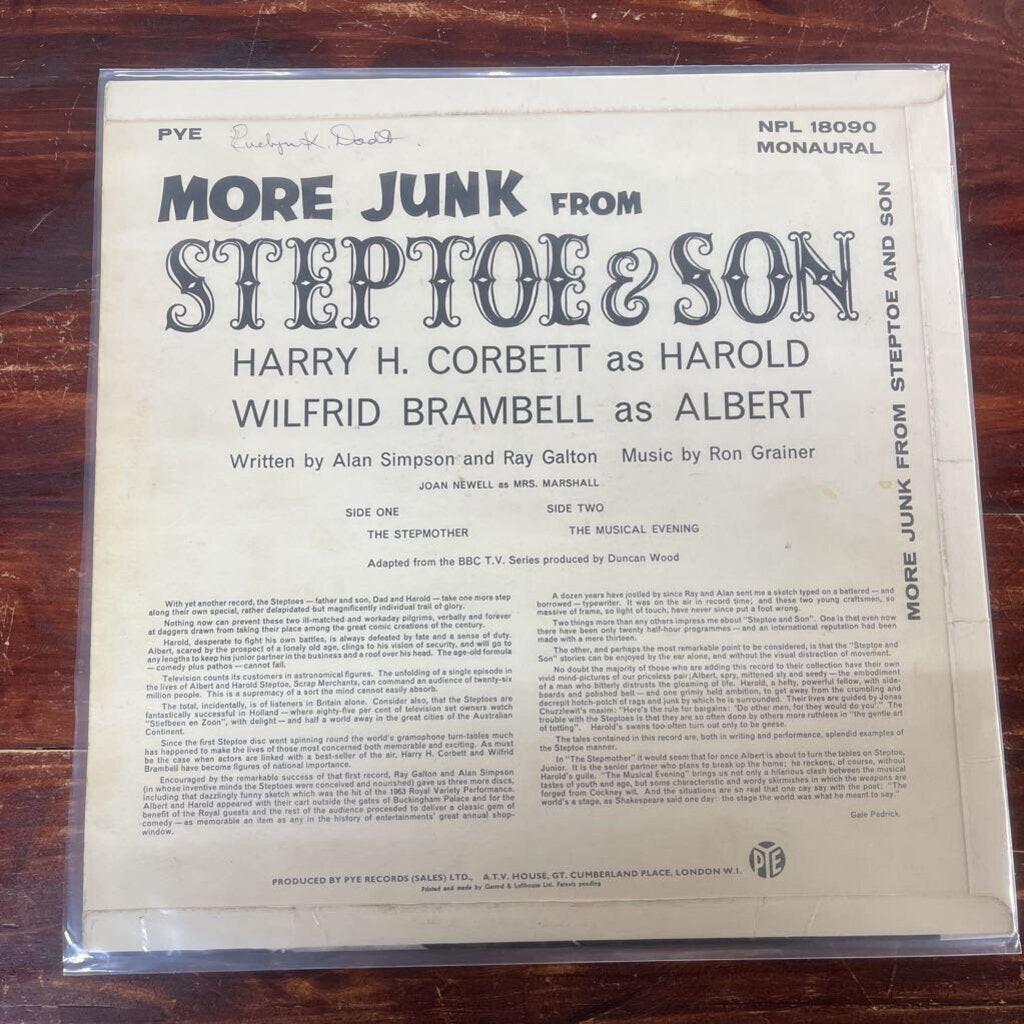 STEPTOE & SON - MORE JUNK