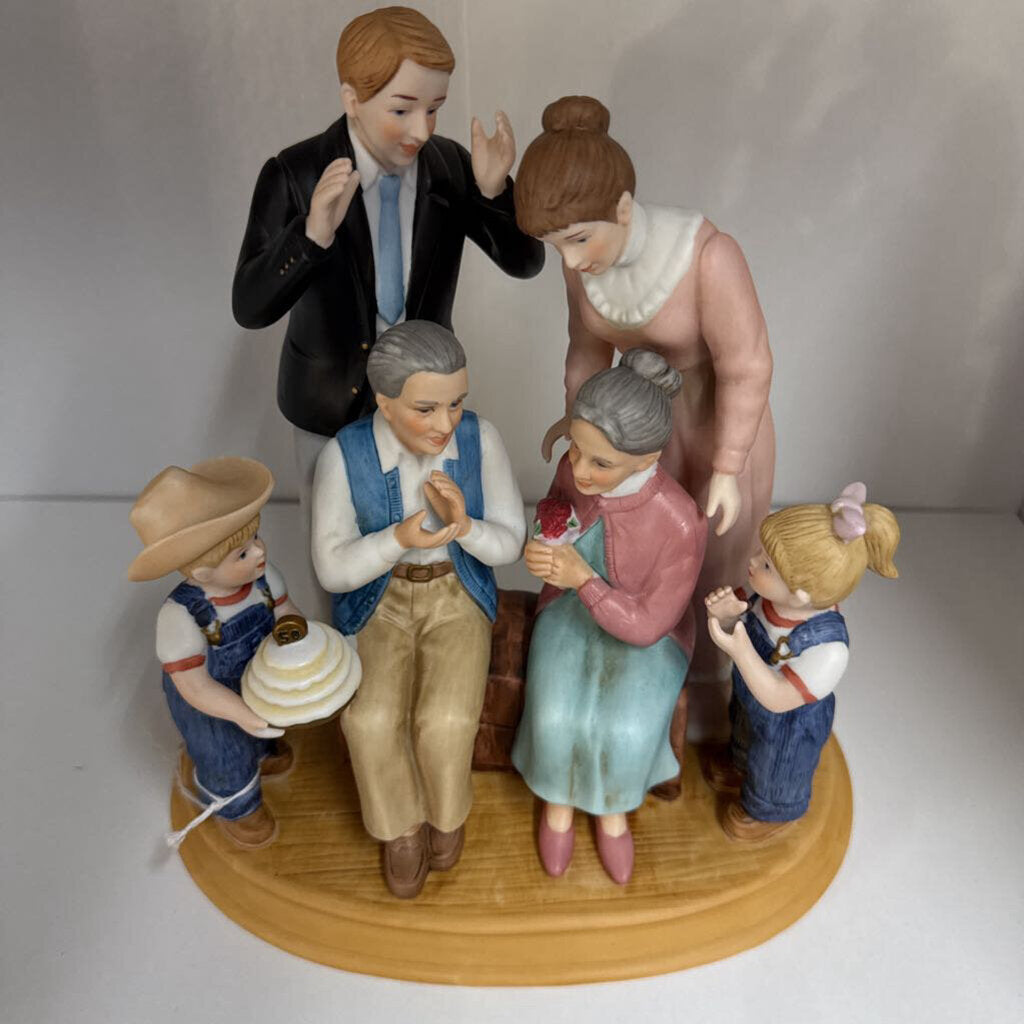 RETIRED DENIM DAYS FAMILY 50TH ANIV STATUETT