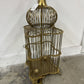 VTG BRASS BIRD BIRD CAGE LAMP