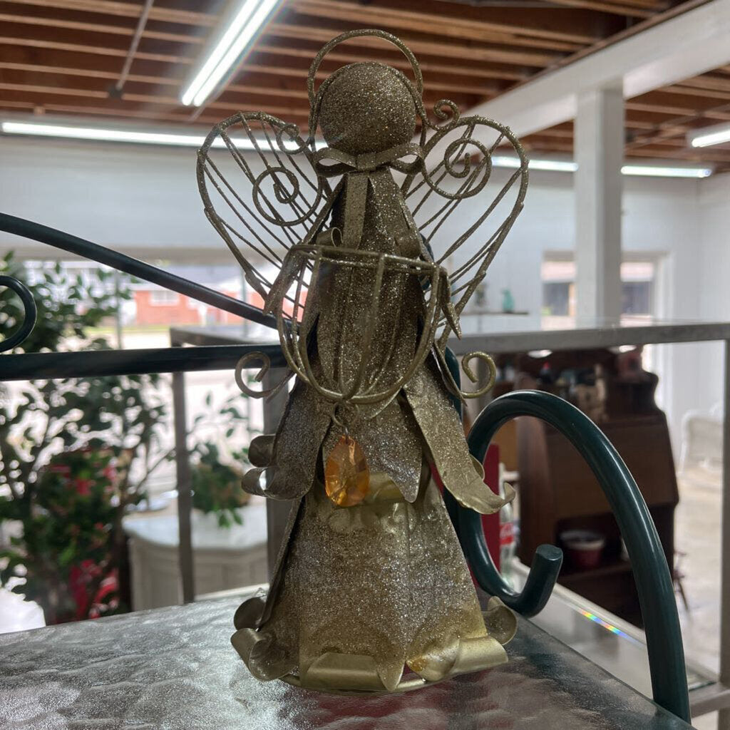 Golden Glitz Tin Angel