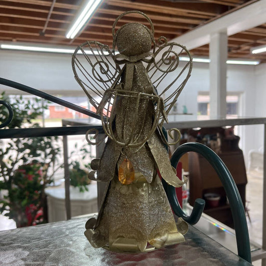 Golden Glitz Tin Angel