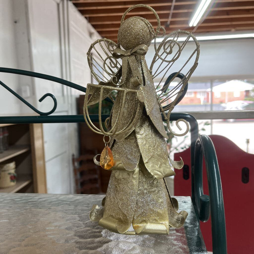 Golden Glitz Tin Angel