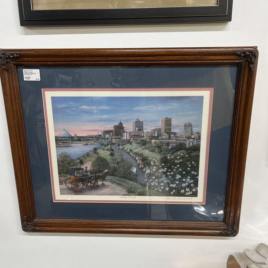 SIGNED LOUISE DUNAVANT MEMPHIS RIVERSIDE ART  (LOCATED AT GULFPORT, MS)