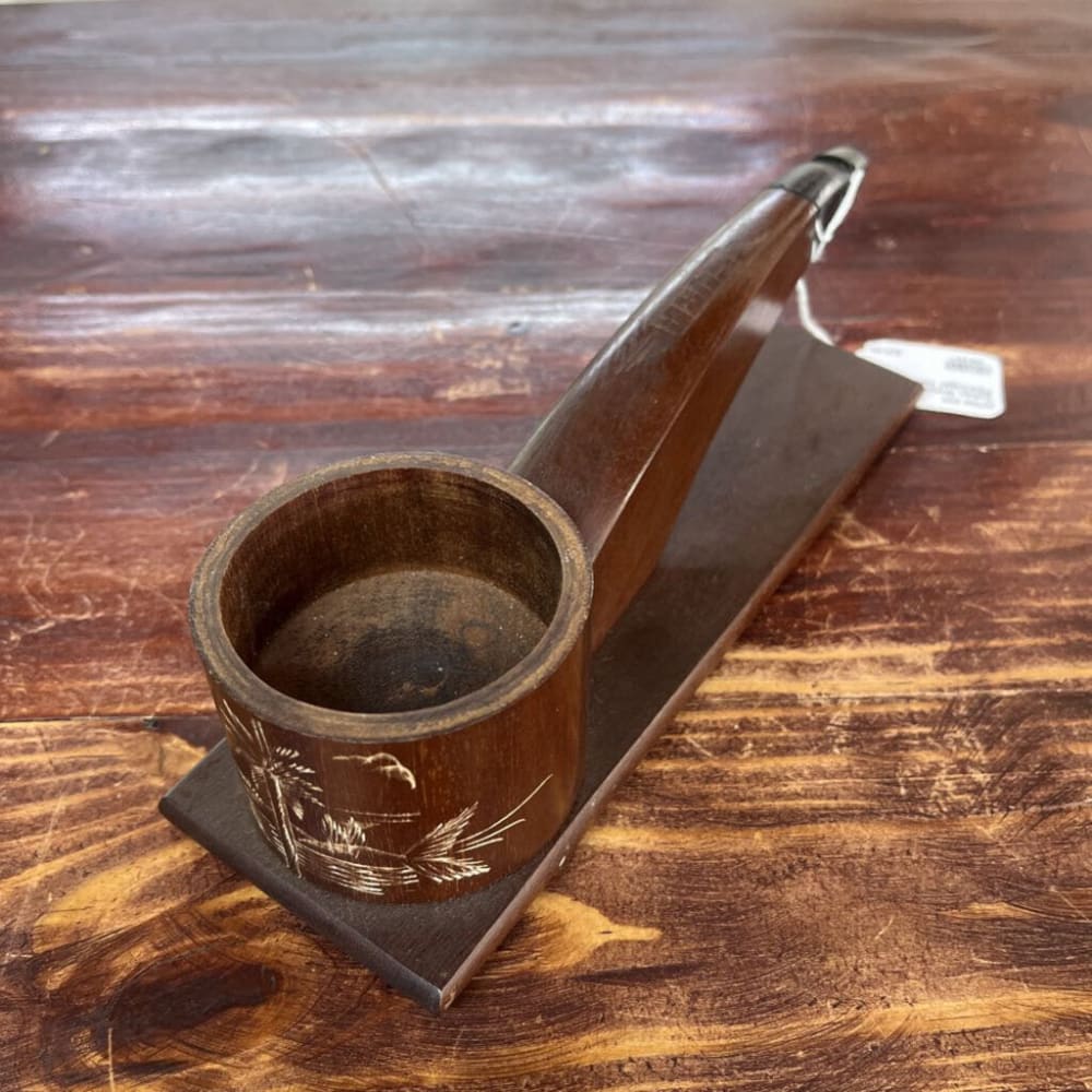 CUBAN WOOD PIPE/CIGAR HOLDER