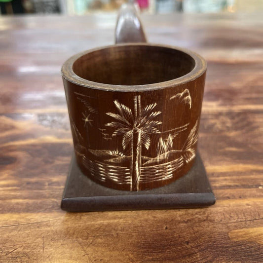 CUBAN WOOD PIPE/CIGAR HOLDER