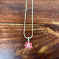 Sterling Silver Red Pendant Necklace
