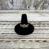 FLOWER RING STERLING SILVER