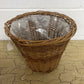 OLD GRAPEVINE PLANTER/WAIST BASKET W/PLASTIC LINER