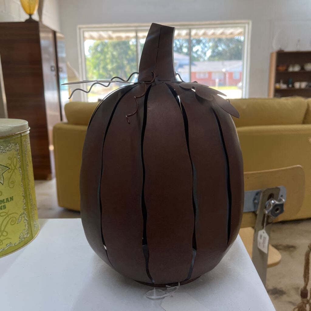 METAL HARVEST PUMPKIN