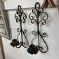 2 PC WALL SCONCE W/GLASS GLOBES SET