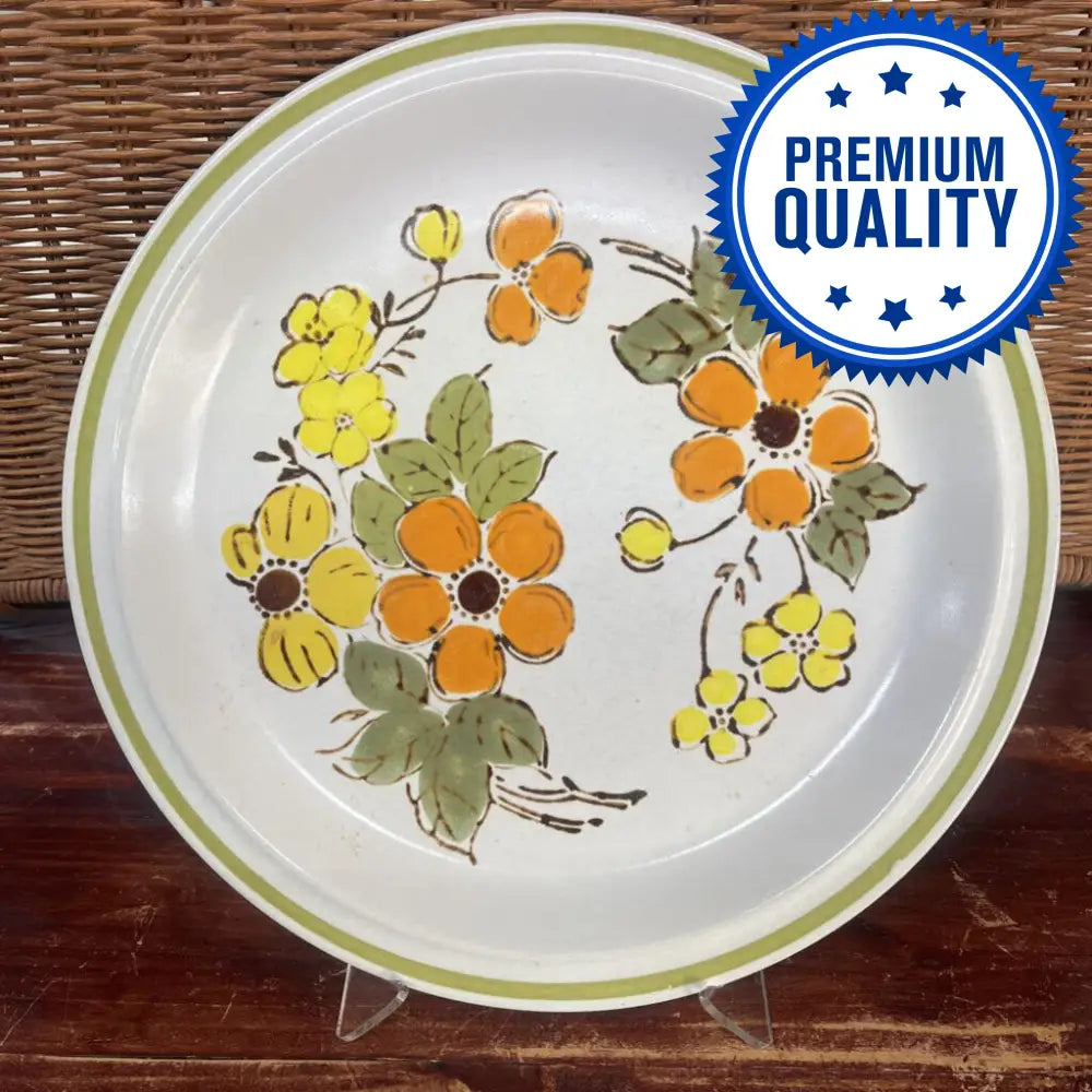 HARVEST COLLECTION HAND PAINTED DISH PLATE - $9 EACH