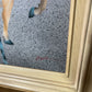 Signed Framed Carousel Horse on Canvas