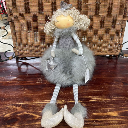 Blonde Furry Gray Angel