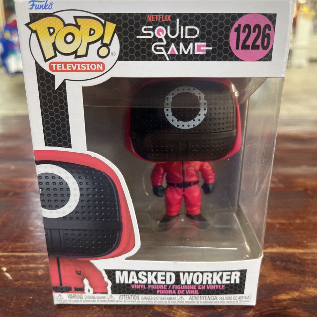 FUNKO POP 1226 SQUID GAME WORKER-Thriftique Marketplace