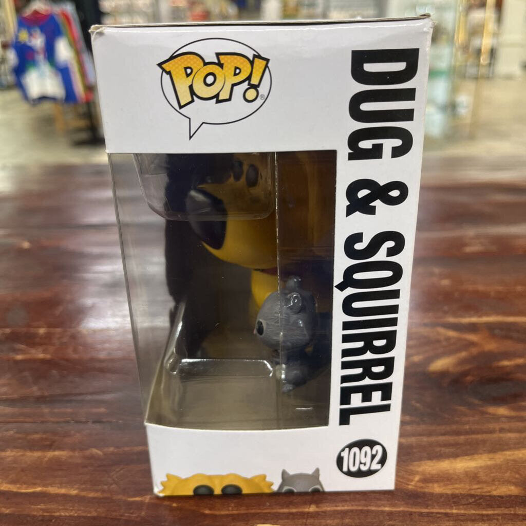 FUNKO POP 1092 DOUG W SQUIRREL-Thriftique Marketplace