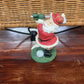 Golfing Santa Figurine