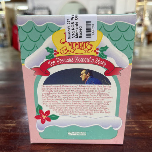 VTG NOS PRECIOUS MOMENTS ORNAMENTS BOXED
