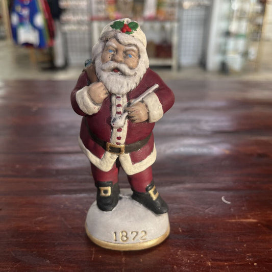 WALNUT RIDGE PRIMITIVE CHALKWARE SANTA 1872