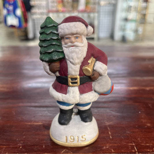 WALNUT RIDGE PRIMITIVE CHALKWARE SANTA 1915