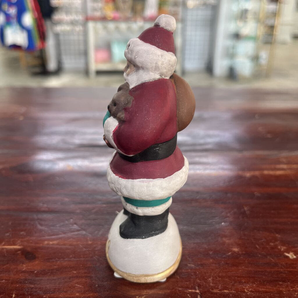 WALNUT RIDGE PRIMITIVE CHALKWARE SANTA 1920