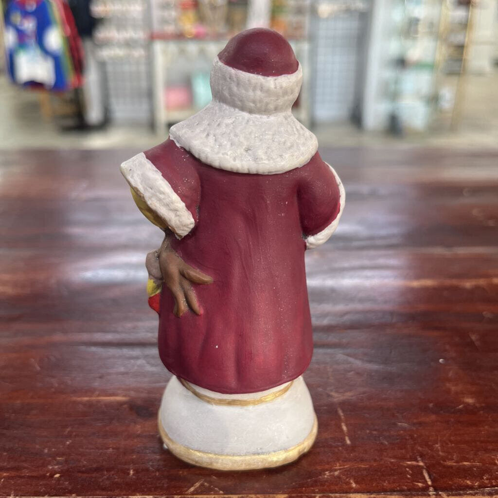 WALNUT RIDGE PRIMITIVE CHALKWARE SANTA 1895
