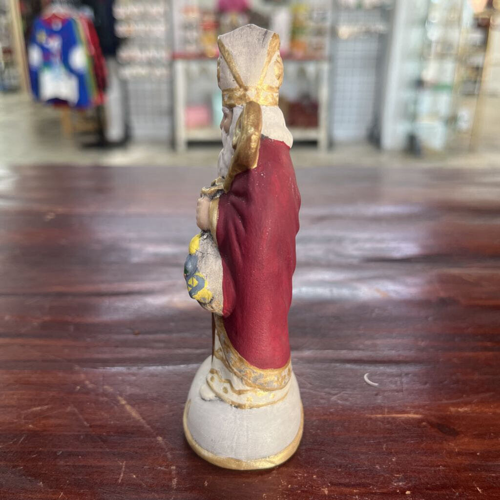 WALNUT RIDGE PRIMITIVE CHALKWARE SANTA 1910