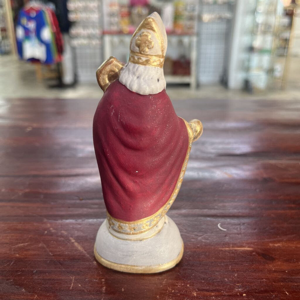 WALNUT RIDGE PRIMITIVE CHALKWARE SANTA 1910