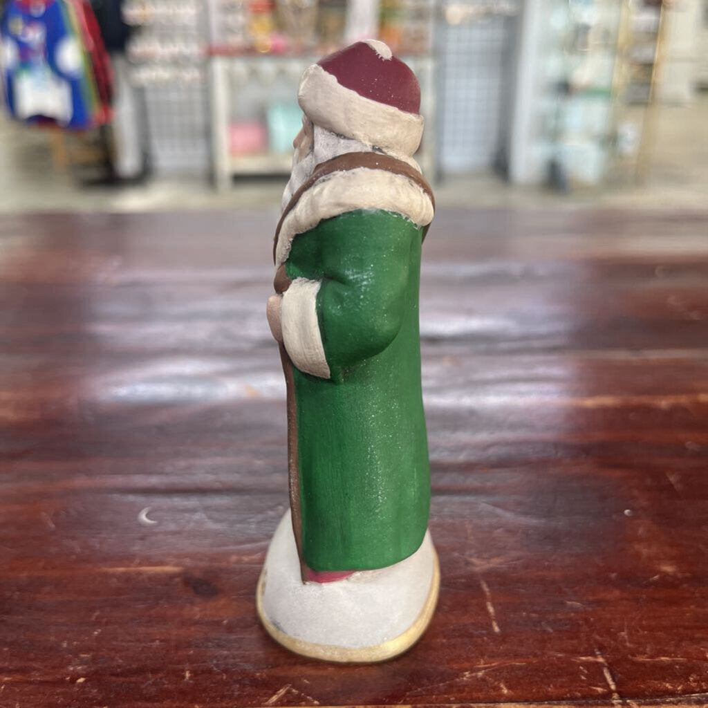 WALNUT RIDGE PRIMITIVE CHALKWARE SANTA 1909