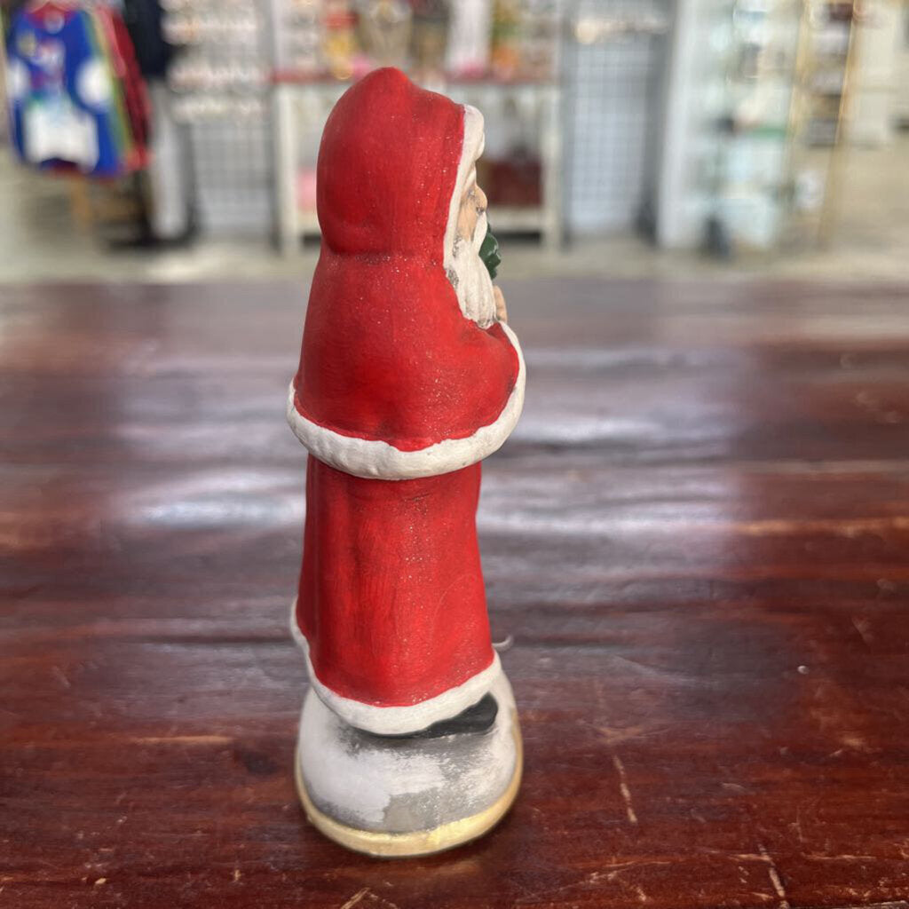 WALNUT RIDGE PRIMITIVE CHALKWARE SANTA 1905