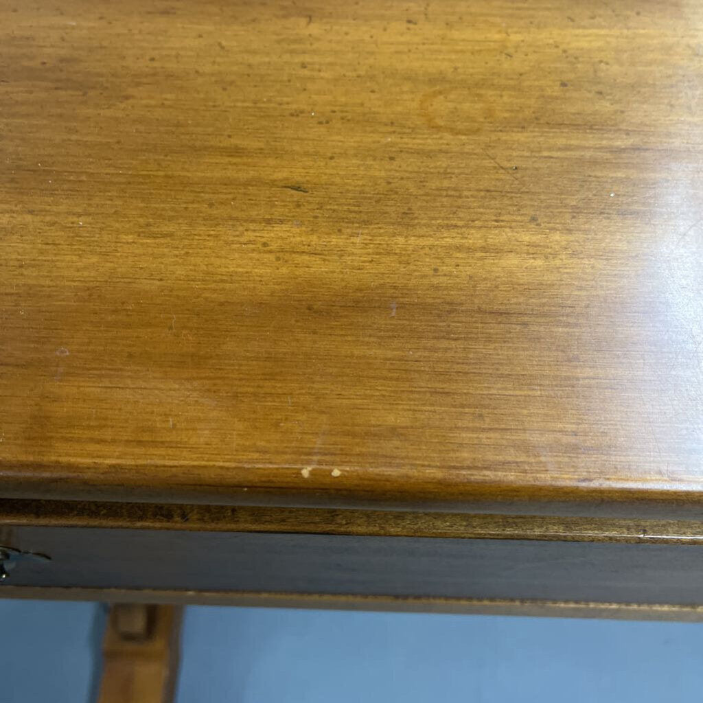 ETHAN ALLEN SOLID WOOD 2 DRAWER DESK - PLEASE READ DESCRIPTION