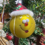 Vintage Dept 56 Green Santa Ornament