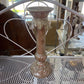 SINGLE TALL GOLDEN CANDLEHOLDER