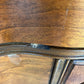 GLASS TOP FRENCH BOW FRENCH PROVINCIAL SIDEBOARD/DRESSER