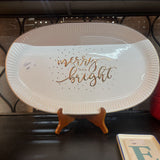 LG "MUDD PIE" CHRISTMAS PLATTER